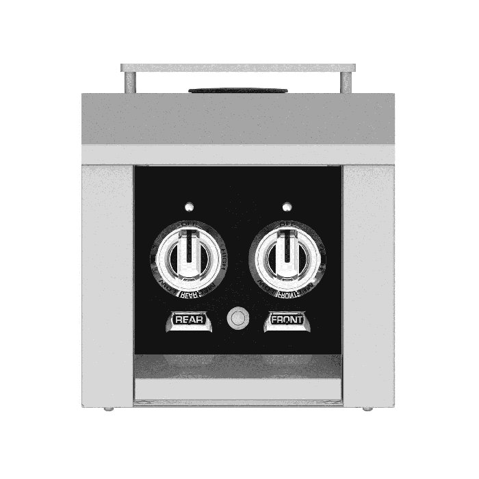 Hestan Built-In Double Side Burner-Black-Propane