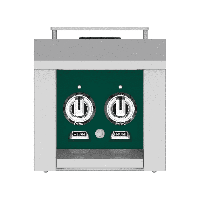 Hestan Built-In Double Side Burner-Green-Propane