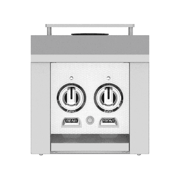 Hestan Built-In Double Side Burner-White-Propane