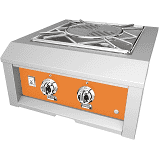 Hestan 24" Outdoor Power Burner-Orange-Propane