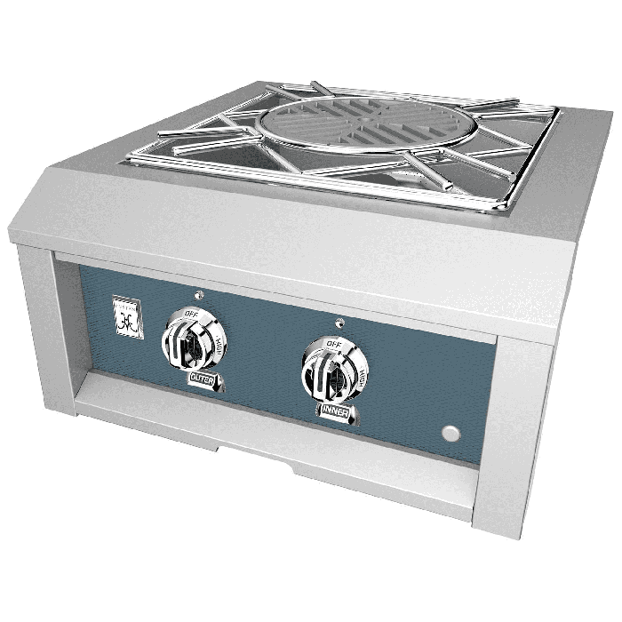 Hestan 24" Outdoor Power Burner-Gray-Propane