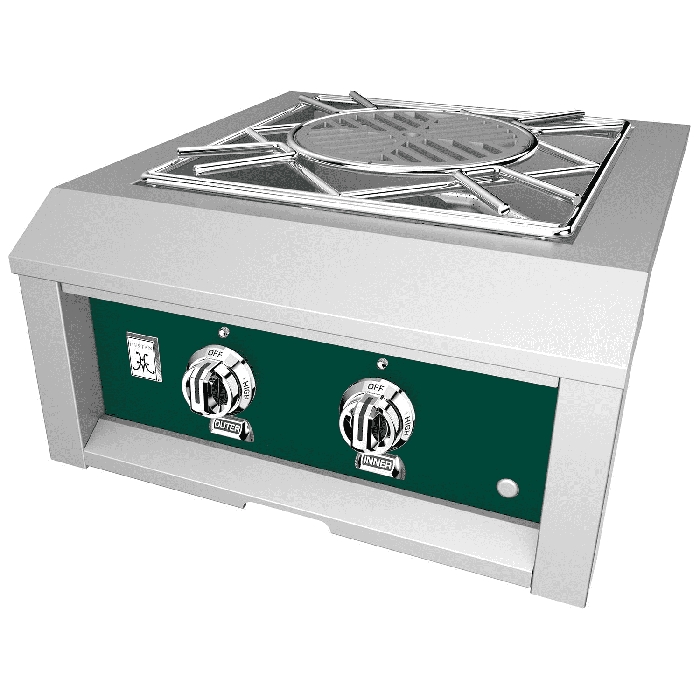 Hestan 24" Outdoor Power Burner-Green-Propane