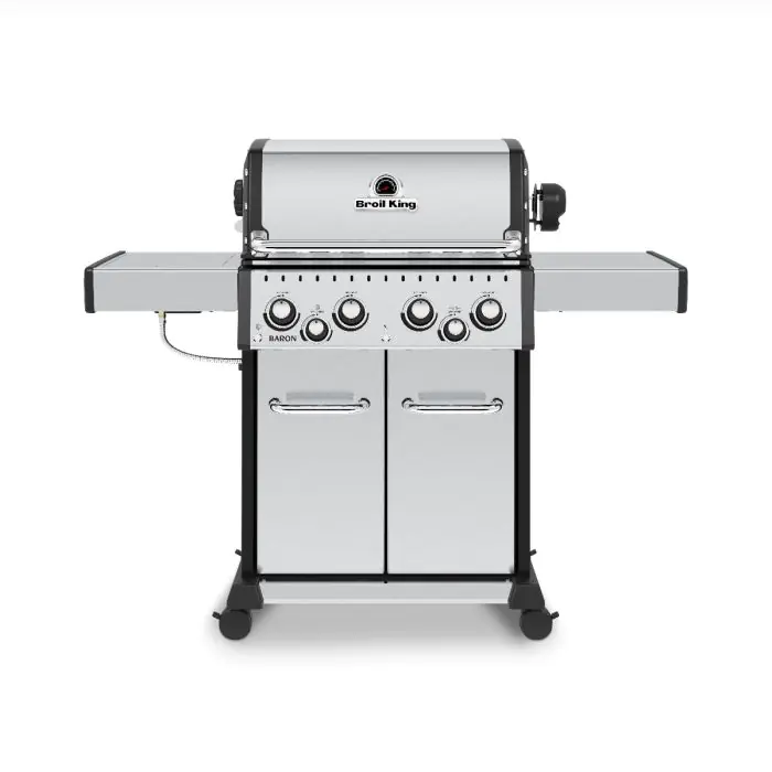 Broil King Baron S 490 PRO IR 4 Burner Propane Gas Grill With Rotisserie and Sear Station 875944