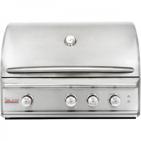 Blaze Professional LUX 34-inch 3-Burner Built-In Gas Grill with Rear Infrared Burner - Natural Gas - BLZ-3PRO-NG