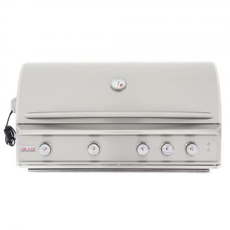Blaze Professional 44 inch 4 Burner Built-In Gas BBQ Grill with Rear Infrared Burner - Propane - BLZ-4PRO-LP