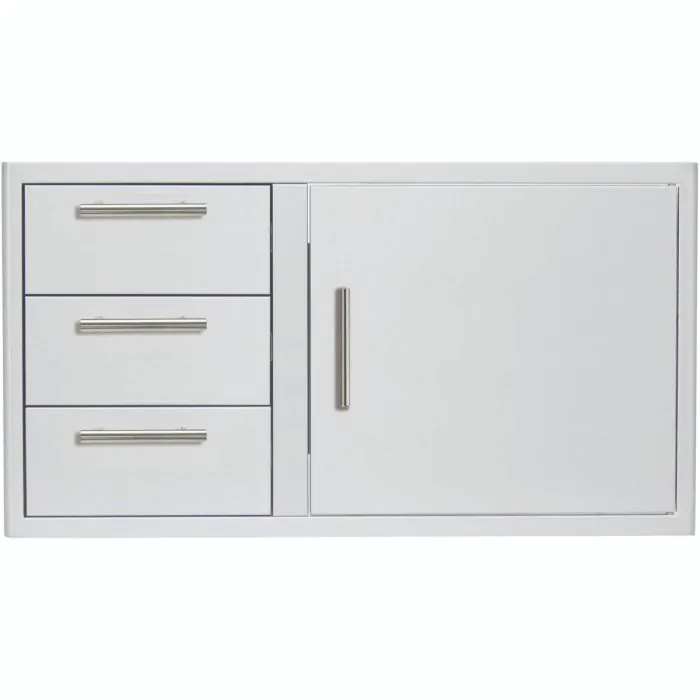 YG セット Blaze 39-Inch Stainless Steel Access Door & Triple Drawer Combo