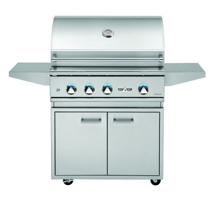 Delta Heat 32-inch Stainless Steel Freestanding Gas BBQ Grill - DHBQ32 / DHBQ32-CART