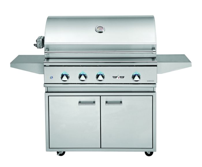 Delta Heat 38-inch Stainless Steel Freestanding Gas BBQ Grill - DHBQ38 / DHBQ38-CART