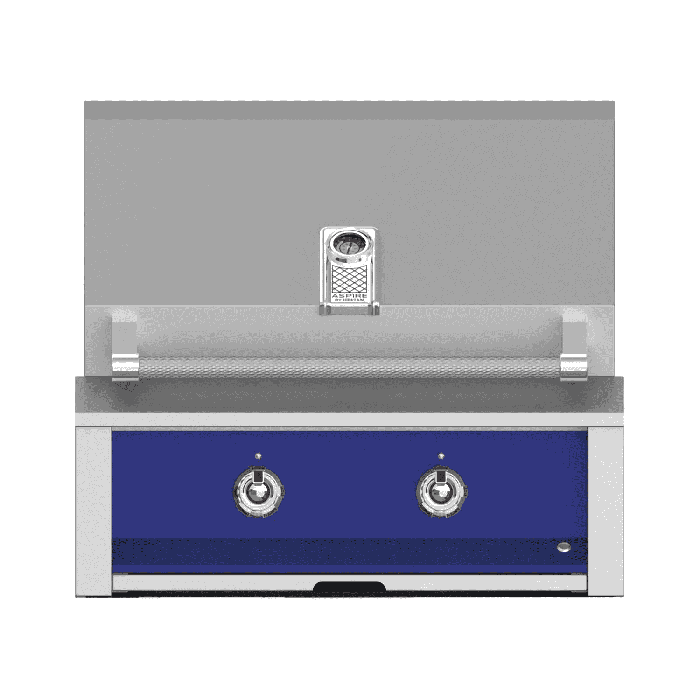 Hestan 30" Built-In Grill with U-Burner-Prince-Blue-Propane