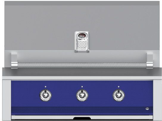 Hestan 36" Built-In Grill with U-Burner-Prince-Blue-Natural Gas