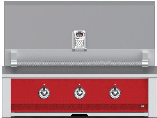 Hestan 36" Built-In Grill with U-Burner-Matador-Red-Natural Gas