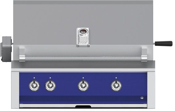 Hestan 36" Built-In Grill with Rotisserie and U-Burner-Prince-Blue-Natural Gas