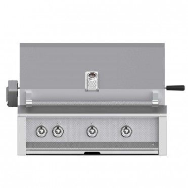 Hestan 36" Built-In Grill with Rotisserie and U-Burner-Stainless Steel-Natural Gas