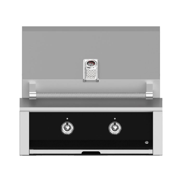 Hestan 30" Built-In Grill with Sear and U-Burner-Stealth-Black-Propane