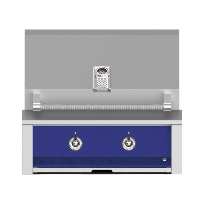 Hestan 30" Built-In Grill with Sear and U-Burner-Prince-Blue-Propane
