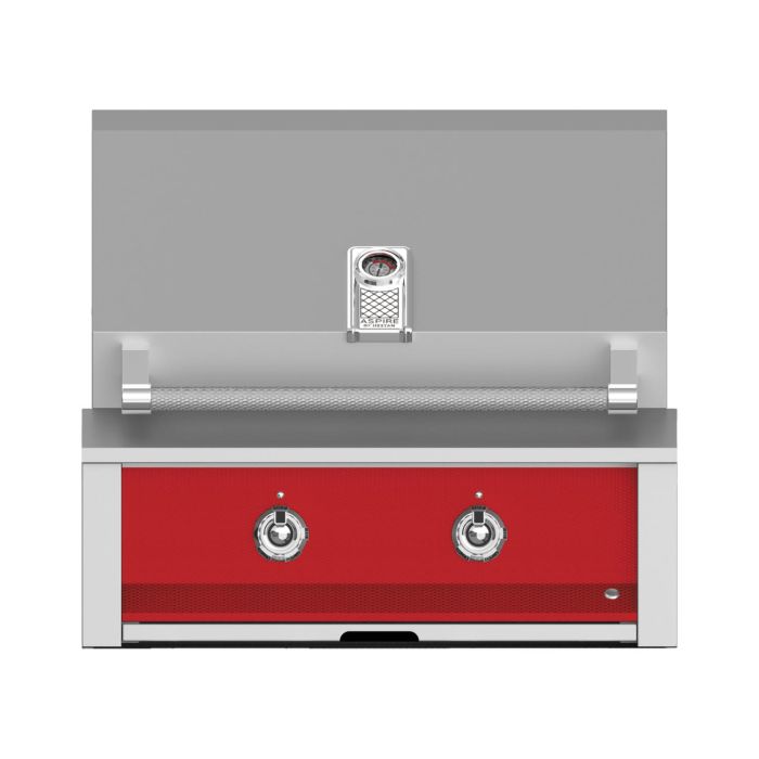 Hestan 30" Built-In Grill with Sear and U-Burner-Matador-Red