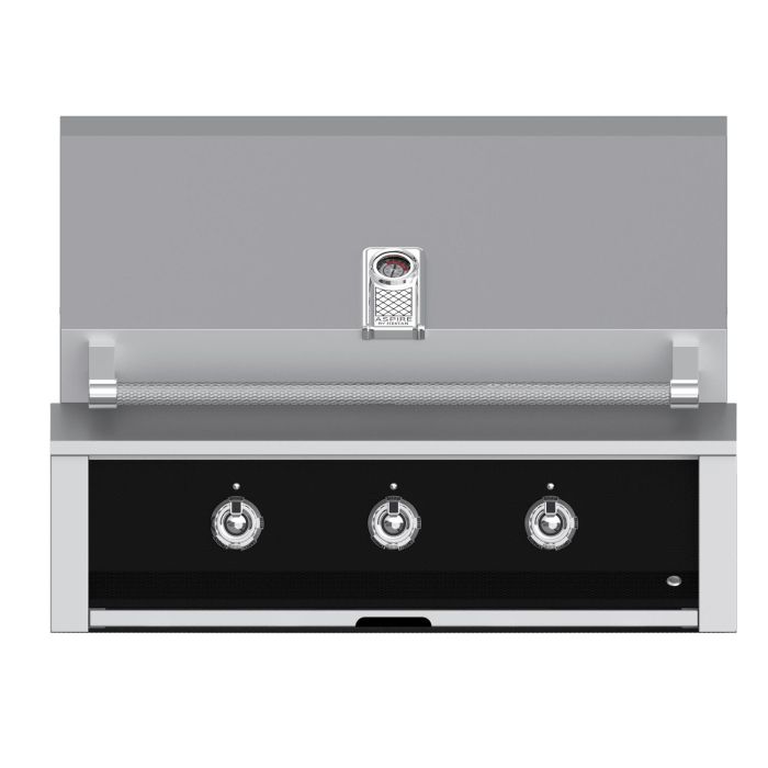 Hestan 36" Built-In Grill with Sear and U-Burner-Stealth-Black-Natural Gas