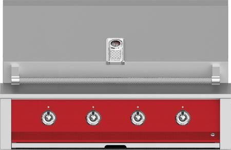 Hestan 42" Built-In Grill with Sear and U-Burner-Matador-Red-Propane