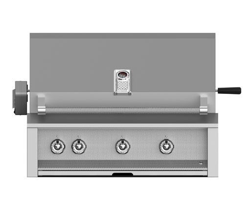 Hestan 36" Built-In Grill with Sear, Rotisserie and U-Burner-Stainless Steel-Propane