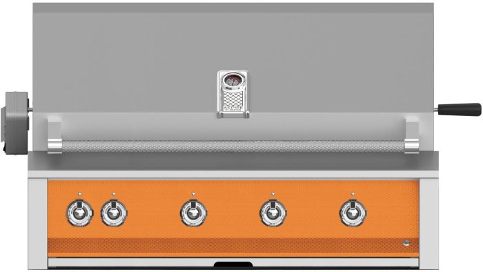 Hestan 42" Built-In Grill with Sear, Rotisserie and U-Burner-Citra-Orange-Natural Gas