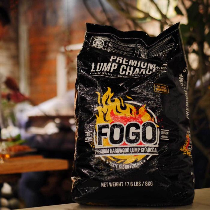 FOGO Premium Hardwood Lump Charcoal - 17.6 Lb.