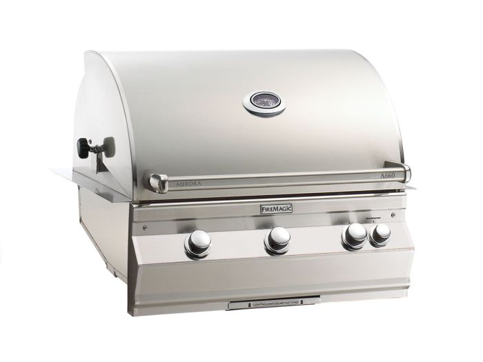 Fire Magic Aurora A660i Built-In Gas Grill with Analog Thermometer