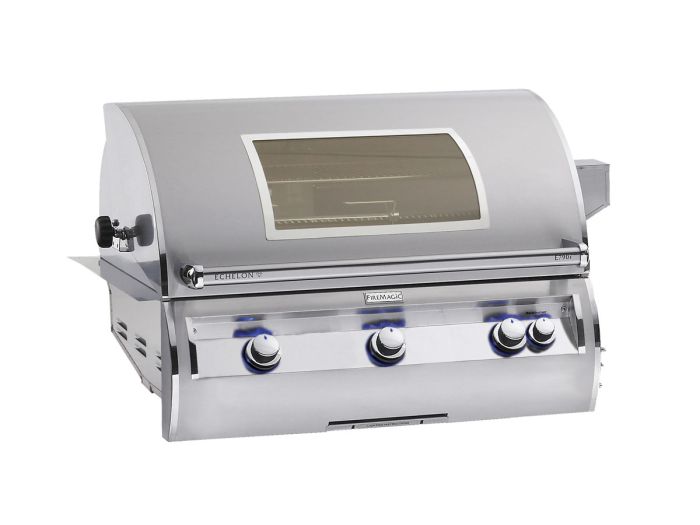 Fire Magic Echelon Diamond E790i A Series Built In Gas Bbq Grill With Infrared Burner And Magic View Window Natural Gas E790i 8lan W Barbeques Galore