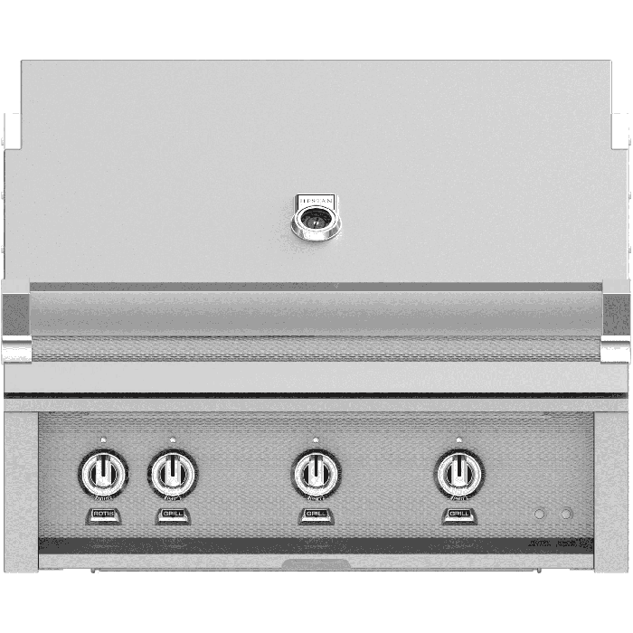 Hestan Steeletto 36" Built-in Grill Trellis, with Sear, and Rotisserie-Natural Gas