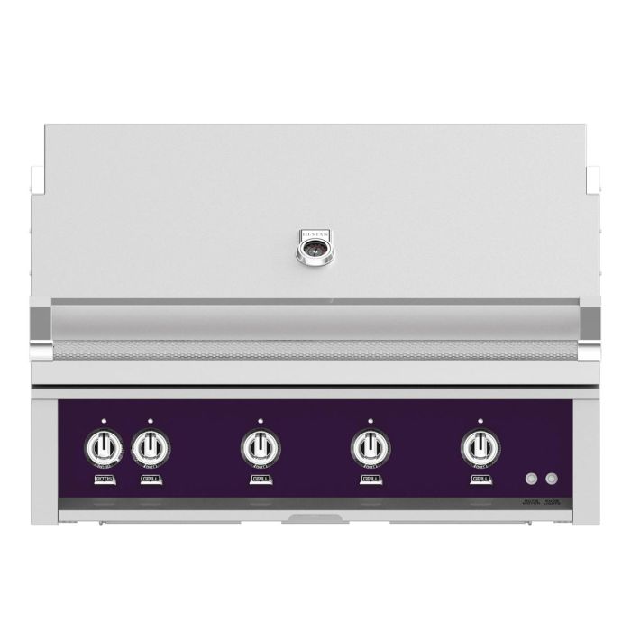 Hestan Steeletto 42" Built-in Grill Trellis, and Rotisserie-Purple-Natural Gas