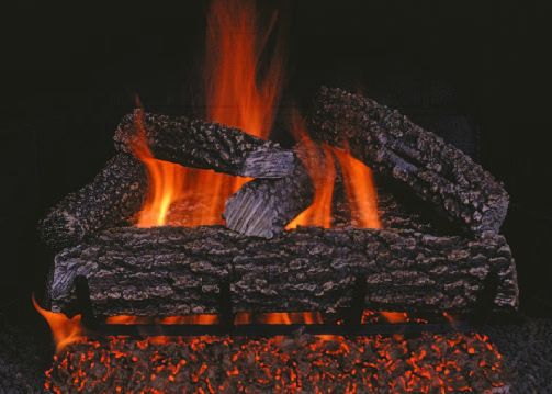 Golden Blount 21" Super Six Vented Fire Log Set