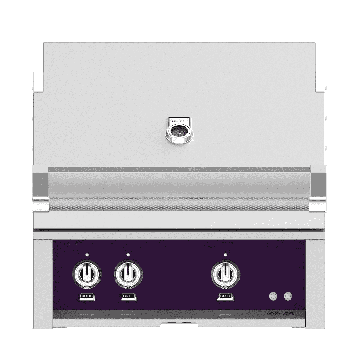 Hestan Matador 30" Built-in Grill with Trellis, Sear, and Rotisserie-Purple-Propane