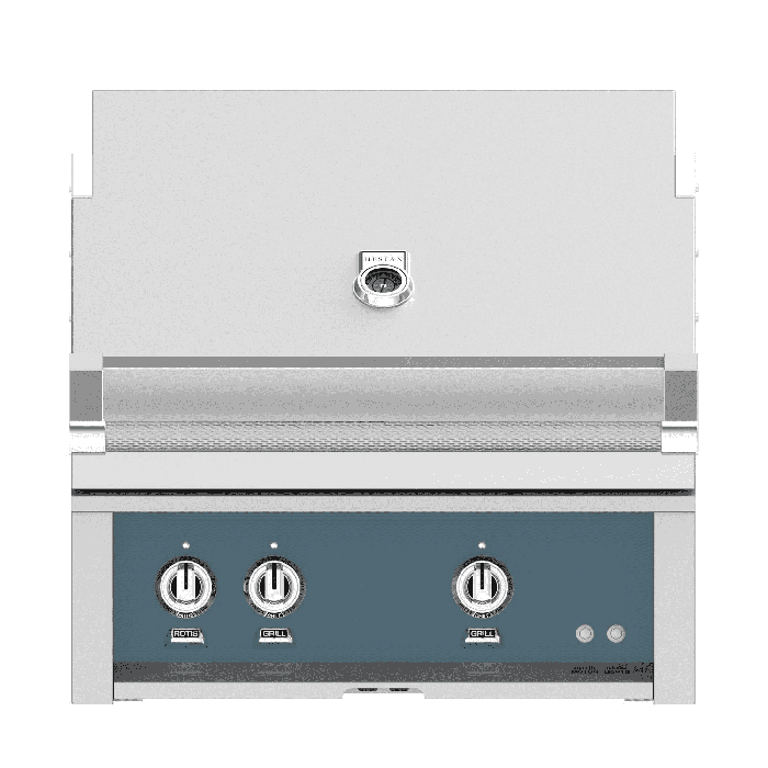 Hestan Matador 30" Built-in Grill with Trellis, Sear, and Rotisserie-Gray-Natural Gas