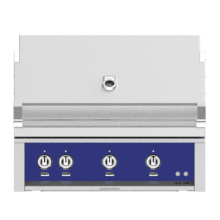 Hestan Matador 36" Built-in Grill with Trellis, Sear, and Rotisserie-Blue-Propane