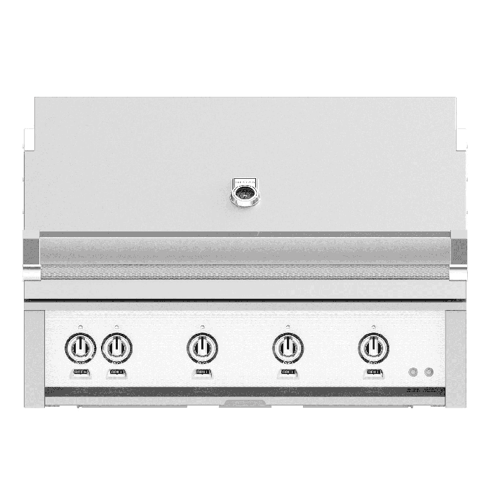 Hestan Matador 42" Built-in Grill with Trellis, Sear, and Rotisserie-White-Propane