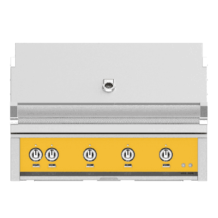 Hestan Matador 42" Built-in Grill with Trellis, Sear, and Rotisserie-Yellow-Propane