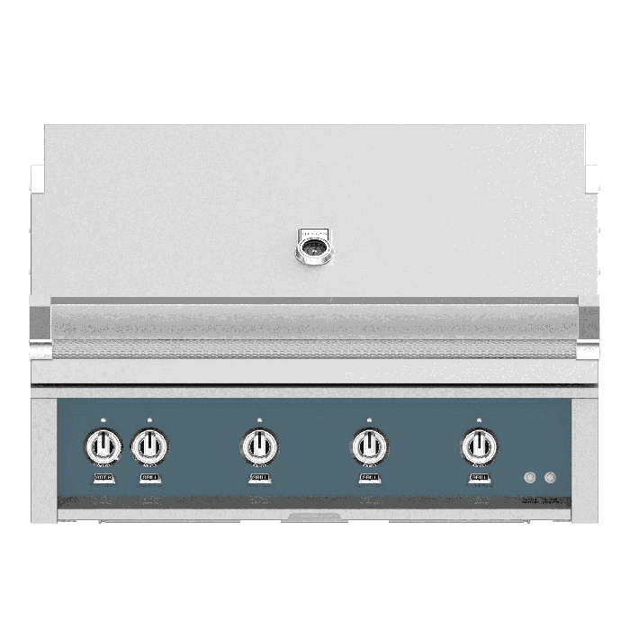 Hestan Matador 42" Built-in Grill with Trellis, Sear, and Rotisserie-Gray-Natural Gas