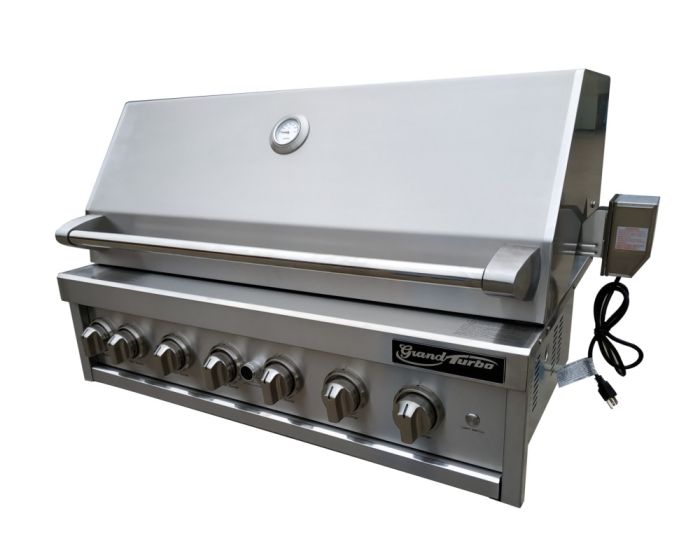 Barbeques Galore Grand Turbo 40 Inch Built In Stainless Steel Gas Bbq Grill B4019lp B4019ng Barbeques Galore