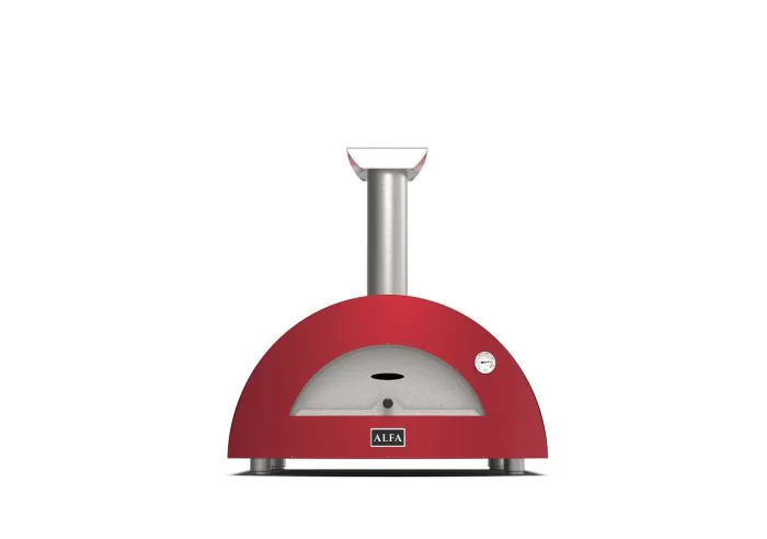 Alfa 2 PIZZE Wood-Fired Pizza Oven Top Only - Antique Red - FXMD