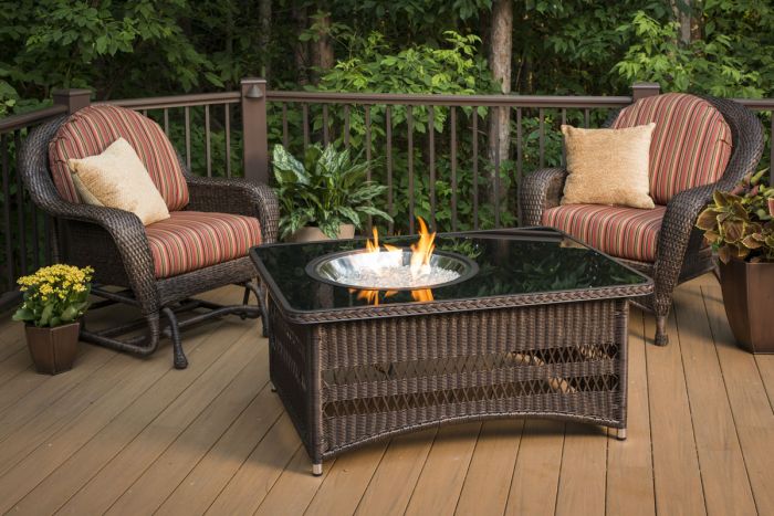 The Outdoor GreatRoom Company Naples 48-Inch Rectangular Propane ...