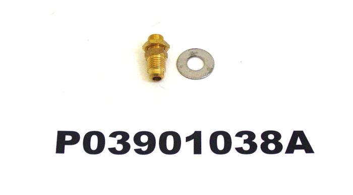 EXTENSION FITTING FOR SIDE BURNER