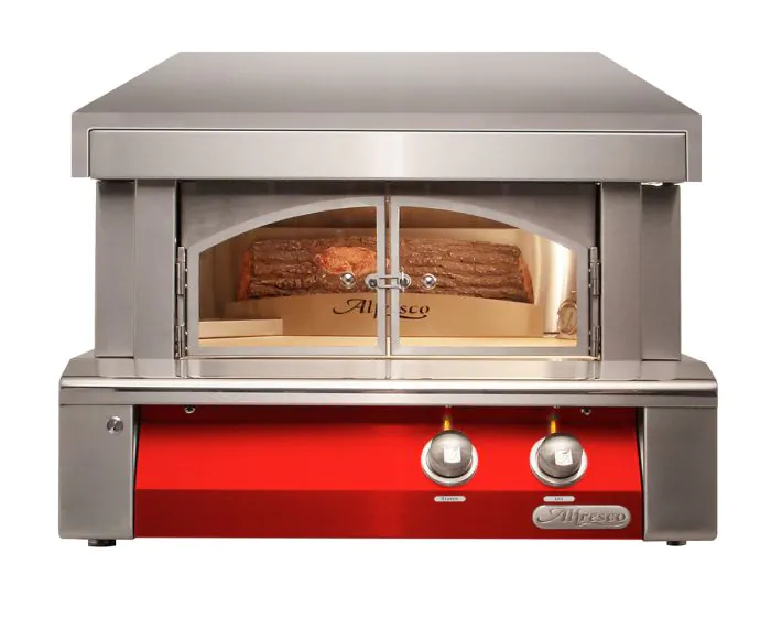 Alfresco 30-Inch Countertop Propane Outdoor Pizza Oven Plus