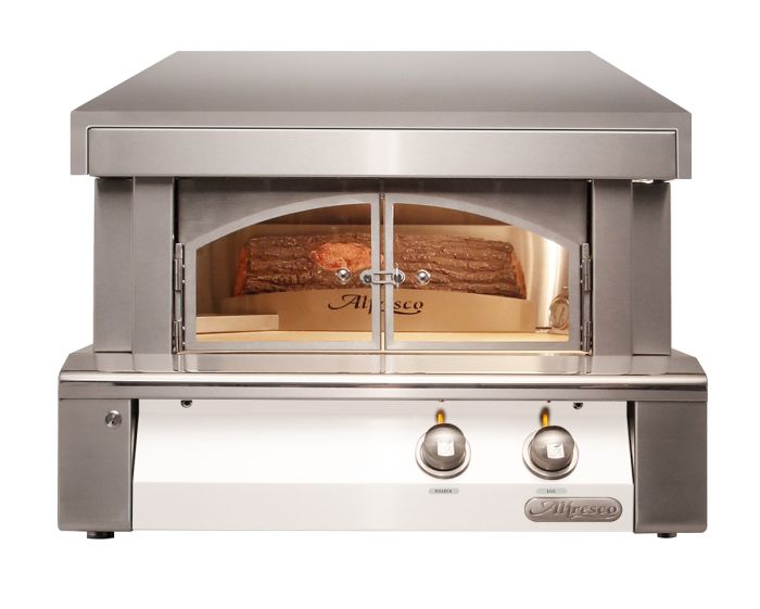 Alfresco 30Inch Countertop Natural Gas Outdoor Pizza Oven Plus