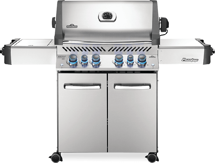 Napoleon Prestige 500 Natural Gas Grill With Infrared Rear Burner and Infrared Side Burner and Napoleon Prestige 500 Natural Gas Grill With Infrared Rear Burner and Infrared Side Burner and