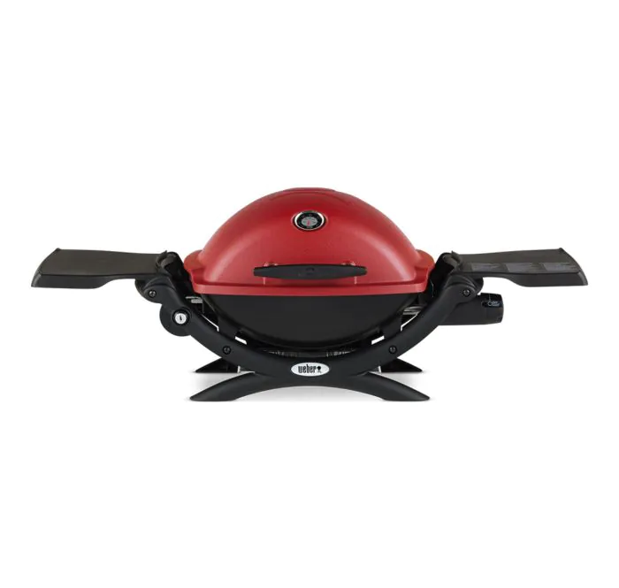 Weber Qシリーズ バーベキューコンロ レッド Weber Q 1200 Portable Propane Gas BBQ Grill - Red - 51040001