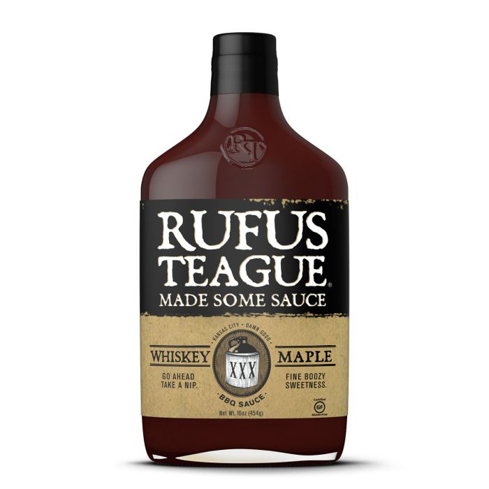 Rufus Teague Whiskey Maple BBQ Sauce - 16 Oz.