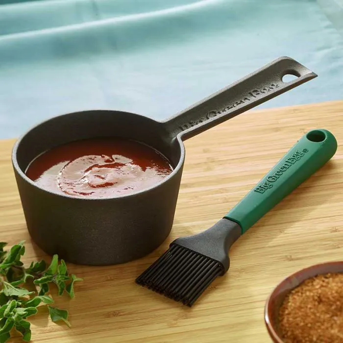 Big Green Egg Cast Iron Sauce Pot - Thumbnail 3