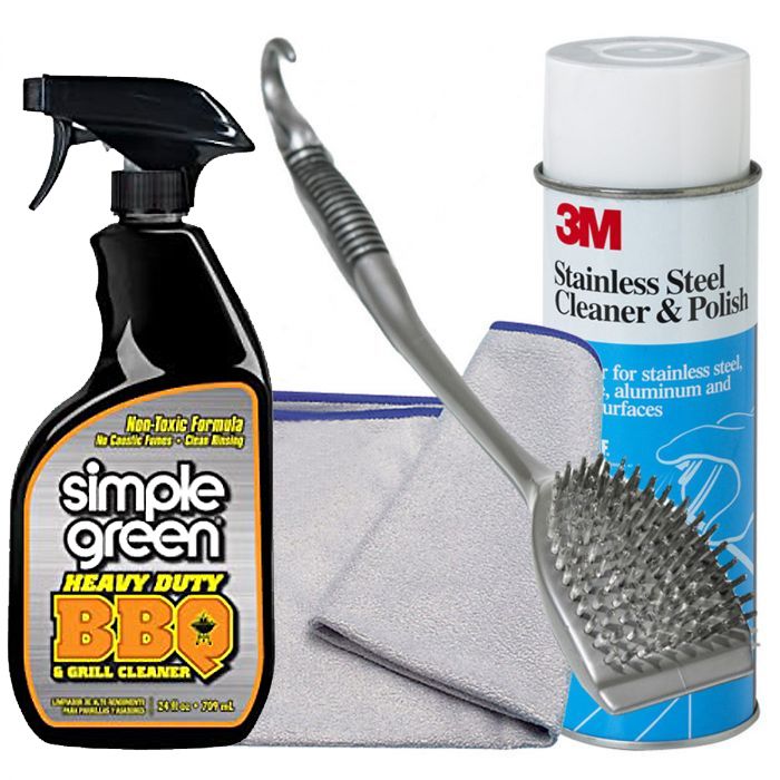 Stainless Steel Grill Cleaning Kit