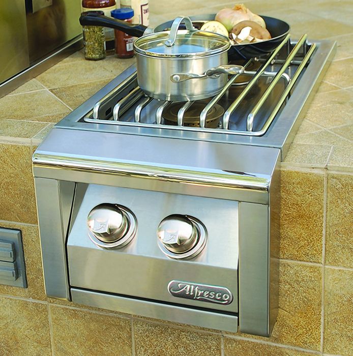 Alfresco Built In Dual Side Burner Propane