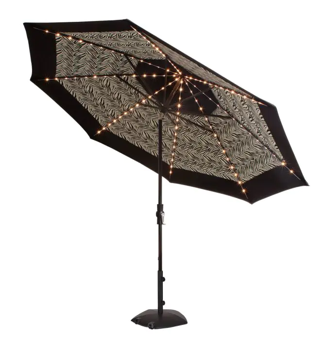 11 foot Starlight Collar Tilt Umbrella