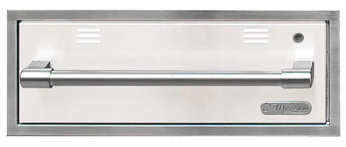 Alfresco Electric Warming Drawer Signal White Gloss AXEWD 30 S9003